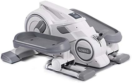 Mini Stepper Elliptical Machine Fitness Exercise Trainer with Non-slip Pedal & Adjustable Magnetic Resistance, HD Display, Free Installation Quiet Stand Up Trainers for Home Office