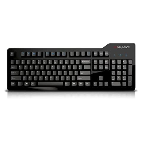 Das Keyboard Model S Professional Wired Mechanical Keyboard, Cherry MX Brown Mechanical Switches, 2-Port USB Hub, Laser Etched Keycaps (104 Keys, Black) Cover