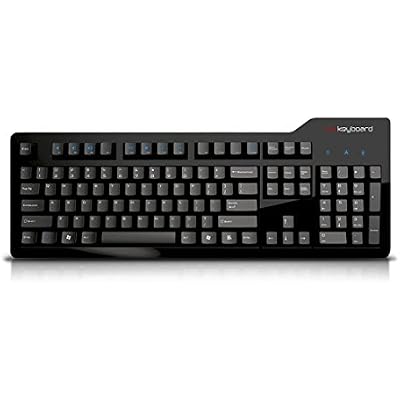 Das Keyboard Model S Professional Wired Mechanical Keyboard, Cherry MX Brown Mechanical Switches, 2-Port USB Hub, Laser Etched Keycaps (104 Keys, Black)