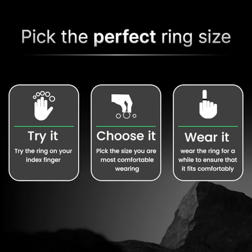Image of Leaf Halo Smart Ring Sizing Kit | Size First Before You Buy | Includes 6 Sample Ring Sizes for Men, Women | Tracker for Health, Steps, Sleep, Stress, Workouts, Sports, HRV, SPO2 & Temp