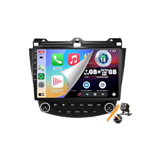 Y700s,YLOXFW Android 15.0WI2 DinԍڃXeIKp Accord 7 2003-2007 GPS Navigation 10C`^b`XN[Cz}`fBArfIv[[FM BTM@  Carplay 