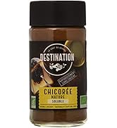 Destination - Chicorée Soluble Bio - 100 g - Sans Sucre Ajouté et Sans Gluten - Naturalment...