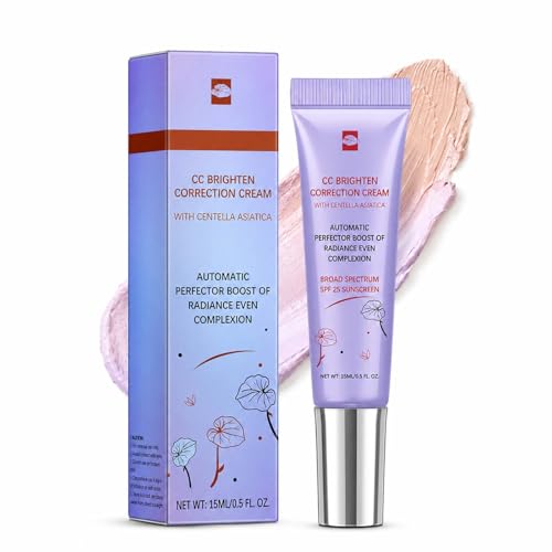 Image of Purple CC Colour Correcting Cream with Centella Asiatica, SPF 25