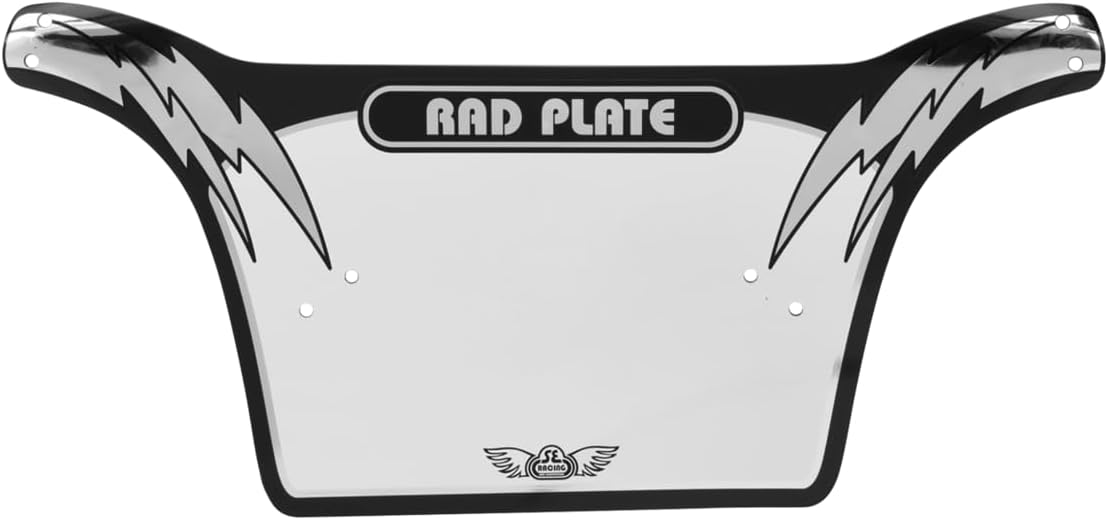 Number Plate Rad Black/Silver - 4389