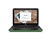 Price comparison product image HP Chromebook 11 G4 Black & Green 11.6 Intel N2840 2.16GHz 4GB RAM 16GB eMMC Wi-Fi Chrome OS (Renewed)