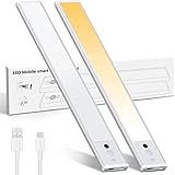 pinci Under Counter Lights,Rechargeable Motion Sensor Cabinet Light,Wireless Magnetic Kitchen Night