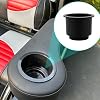 Roykaw Cup Holder Insert for Golf Cart Armrest,with Drain Hole, Black