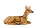 JHVYF Small Doe Statuary Resin Statue Garden Lying Sculptures Cabin Animal Figurines Lodge Art Décor for Indoor Outdoor Home Or Office