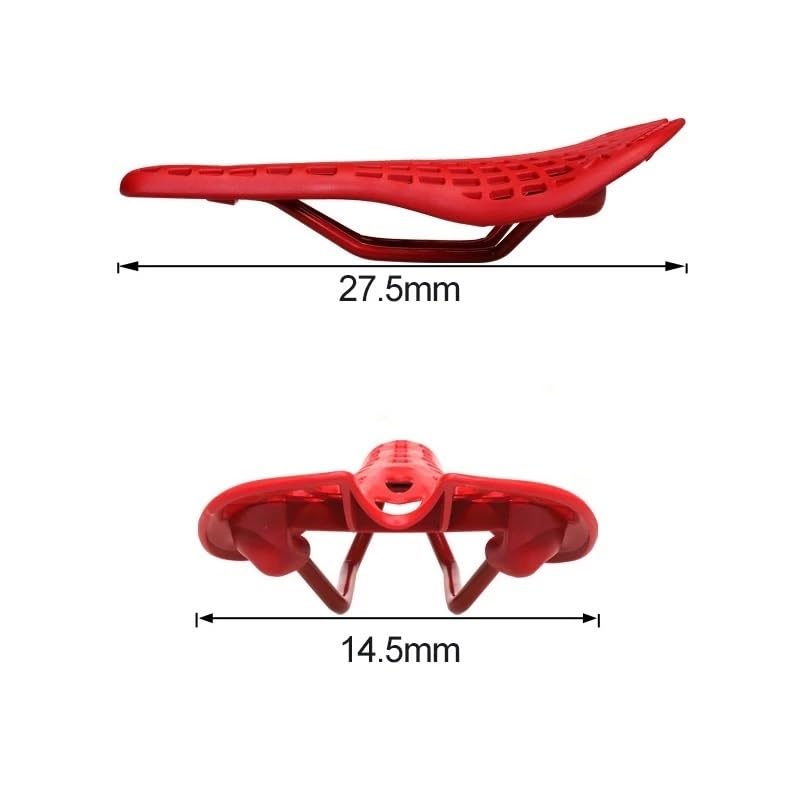 Selle Velo vtt route coussin de siege respirant araignee rouge