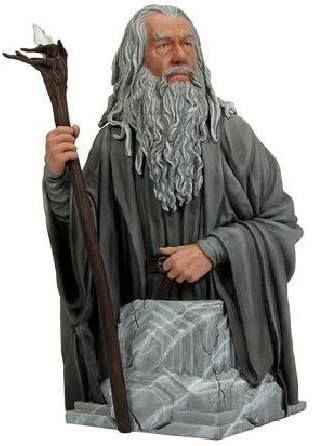 Gentle Giant Gandalf The Grey Bust Wit Light Up Staff - Bnib