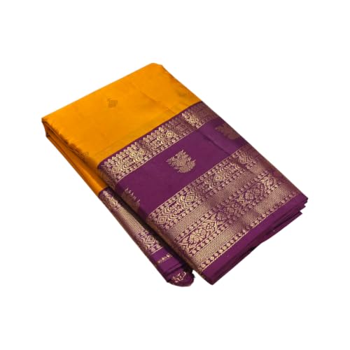 Kaushya kanchipuram silk saree in pure silk – image 1