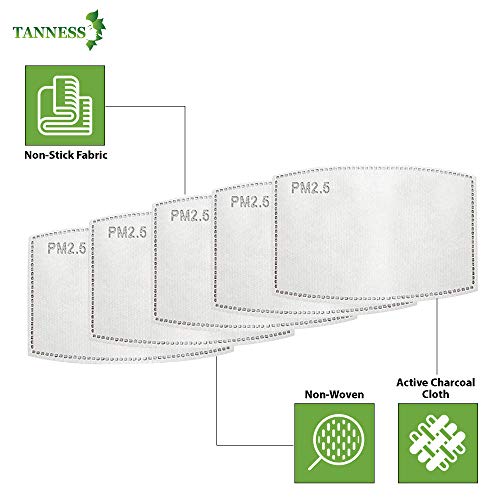TANNESS PINK Breathable Reusable & Washable Cotton Face Mouth Nose Mask With 10x Filters PM 2.5 Filters (1 MASK & 10 FILTERS) - Image 6