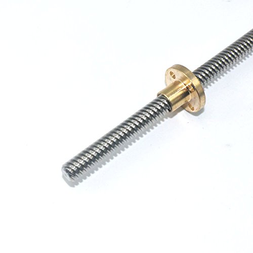 Mergorun 500Mm Horizontal Optical Axis & Flexible Shaft Coupling & 8Mm Lead Screw Dual Rail Shaft Support Pillow Block Bearings Pack Of 15 #TOP2