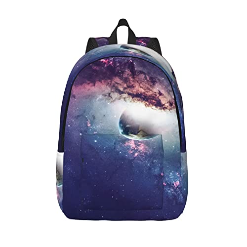 Sac à dos ordinateur portable Kiwi avec grand compartiment et motif Univers abstrait stylé M