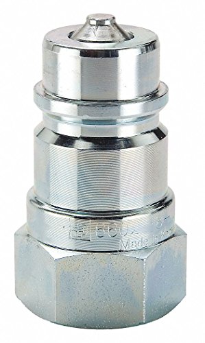 Parker Hannifin 6602-4-4 Series 6600 Steel General Purpose Hydraulic Quick Nipple, 1/4