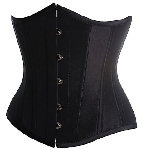 DISSA Unique Design Eng anliegend Damen Corsage Korsett,Schwarz,L Cover