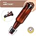 KITGLASCUP 16.5oz Amber Swing Top Glass Bottles for Airtight Lids, Home Brewing and Fermentation Kombucha, Vanilla Extract, Beverage, Water, Kefir (10 Pack)
