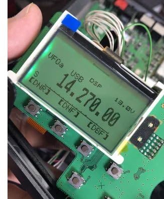 for YAESU FT-897 Ft-897D LCD Display Replacement Part 'Zebra Stripes' Issue