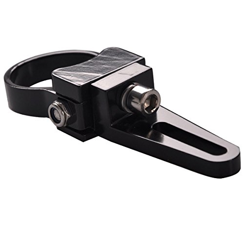 Universal-Fit 360° Adjustable 1.75" Tubular Clamp Light Mounts For Offroad Led Light Bar Easy Positioning On Trucks & Suv Tube Surface, High-Grade Light Weight Aluminum, Black Sleek Finish, 2 Pcs Set #TOP4