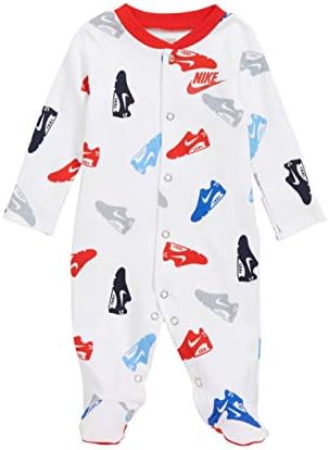 Nike Baby Boy Printed Footed Coverall