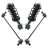 TRQ Front Suspension Kit Complete Strut & Coil Spring Assembly Sway Bar Stabilizer Link Compatible with 2011-2017 Honda Odyssey