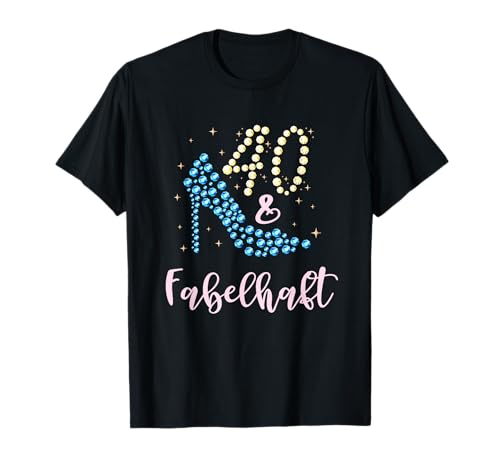 40 Y Fabelhaft 1980 40º cumpleaños mujer Camiseta