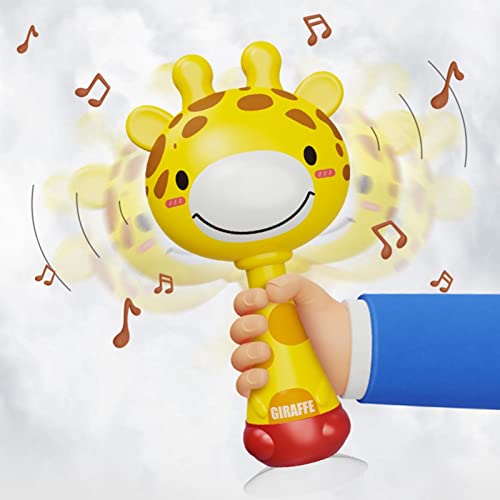 Chupeta Brinquedos para Bebês | chocalhos martelo girafa forma | Brinquedos engraçados para bebês co