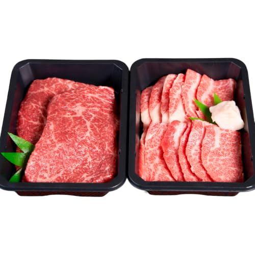 近江牛赤身セット 560g ( モモ ステーキ用 130g × 2枚 、 焼肉用モモ 300g × 1パック )