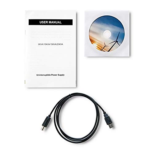 Zasilacz awaryjny UPS. on-line. czysta fala sinusoidalna. 10kVA. 8kW. LCD USB