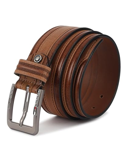 Leather Premium Styling Pin Buckle Casual Belt For Men 40mm