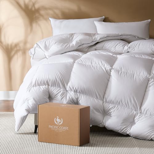 Pacific Coast Comforter King Size, Filled in White...