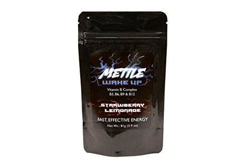 Image of Energy Drink Powder - 25 Servings | Sugar Free | 200mg Caffeine - Mettle Energy Drink Mix (Strawberry Lemonade)