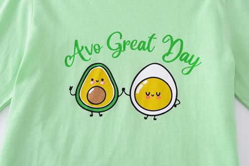 CYCHELRY Big Girls Cartoon Pajamas Cute Soft Long Sleeve Cotton Nighty PJS 2PCS Sleepwear Set Size 6-163