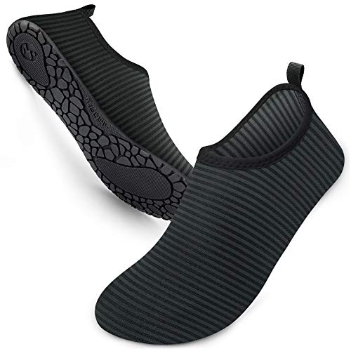 Image of SIMARI Water Shoes for Women Men Swim Aqua Socks Beach Pool Essentials Barefoot Surf River Boat Kayak Sea Yoga Sand Exercise Sport Accessories Breathable Quick-Dry Adult Youth Kid Size SWS001