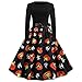 Produktbild Kleider Damen Rockabilly Kleid Elegante Kleider Lange Kleider Frauen Sommer Festliche Damenkleider Knielang Piebo Frauen Vintage Bodycon Ärmellose Abend Party Prom Swing Dress Karneval Partykleid