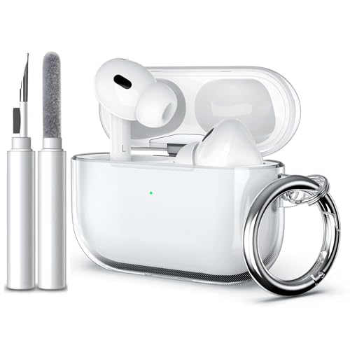 ANYOGRO AirPods Pro 2 �P�[�X �ƌ݊����̂��� AirPod Pro ��2���� �P�[�X TPU �ϏՌ� ������ �h���h�� �����h�~ �ɏՐ� �����ȒP AirPods Pro 2 2023 2022 �Ή� ����