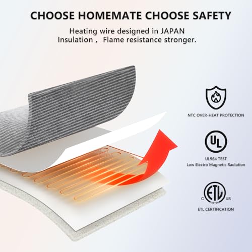 Homemate YZH-5060T Heated Blanket Electric Throw thumb #5