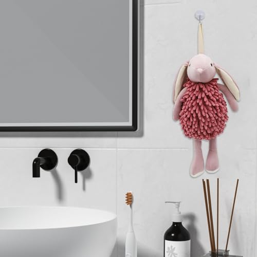 Séchage rapide garanti avec cet essuie-mains lapin portable et absorbant