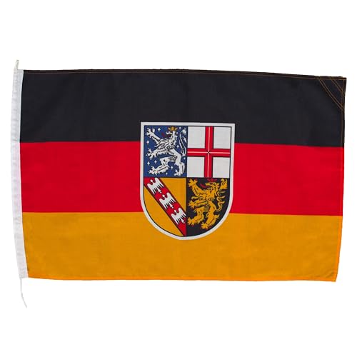 Drapeau de la Sarre Netflags 160 g/m² : pavillon de qualité supérieure pour mât