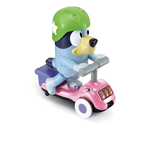 VTech Scooter Time Bluey - Motion Sensor Interactive Figurine, Interactive Bluey - 563803 - Multicoloured