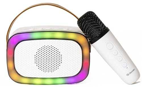 Denver Portable Karaoke Bluetooth Speaker, 100W, LED Light Show