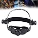 Replacement Headgear, Welding Welder Mask Adjustable Headband for Solar Auto Darkening Welding Helmet Accessories, Black and White(Black)