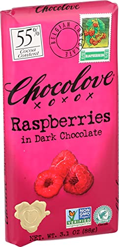 Chocolove Xoxo Raspberries In Dark Chocolate Bar -- 3.1 Oz - Thumbnail 7
