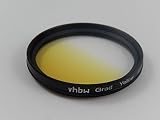 vhbw Universal Farb-Verlaufsfilter kompatibel mit Kamera Objektiven mit 37mm Filtergewinde - Gradationsfilter, gelb