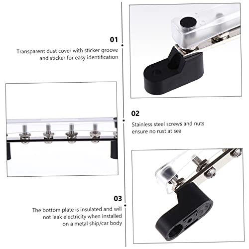 MUSISALY 1 Conjunto 6 Terminais Acessórios Para Motocicletas Auto Acessórios Do Carro Acessórios Do