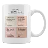 Doppelseitiges Logo-Design: Diese Tasse mit Sprüchen hat ein doppelseitiges Logo-Design.