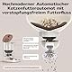 Amicura F1 Pro Futterautomat Mit 2K Kamera & 2.4G/5G Dual-WiFi, 4.5L Automatischer Futterspender Mit 160° Nachtsicht, Anti-Blockade-System, 3-Fach Frischeschutz & APP-Steuerung Für Katzen