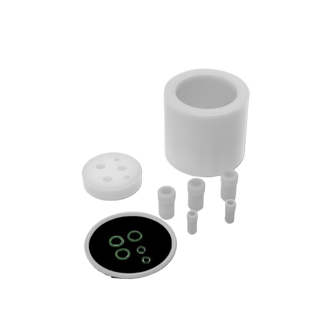 Elektrischer PTFE-Tank – 3-Elektroden-System, Voll-PTFE-Reaktionszelle, 10–500 ml Volumen(With Thread Seal 10ml)