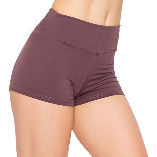 Image of ALWAYS Yoga Shorts for Women - High Waisted Workout Biker Shorts for Yoga, Running & Under Dress Anti-Chafing Comfort