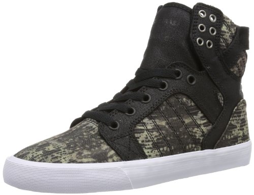 Supra WMNS Skytop, Baskets Mode Femme - Noir - Schwarz (Snake/Black - White SKB), 37.5 EU
